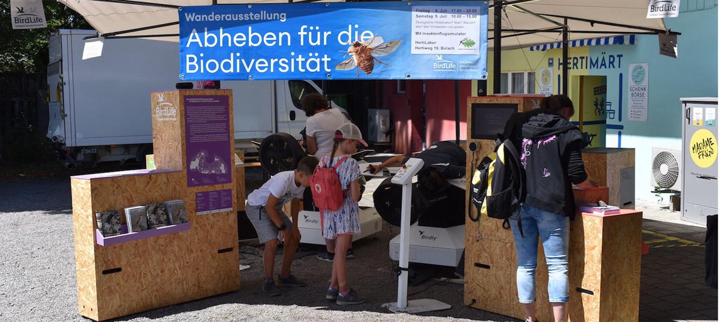 Abheben für die Biodiversität Wanderausstellung